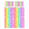 ANHOPE Rainbow Duvet Cover Set Soft Microfibre Polyester Quilt Cover