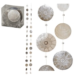 Boltze Capiz Nyla Garland 1 Piece 2 Assorted Designs