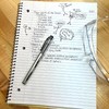 DoodleWrite Wide Ruled Wirebound Spiral Notebook, Includes Doodle Prompts to