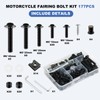 177Pcs Motorcycle Fairing Bolt Kit Fit for Kawasaki for Suzuki