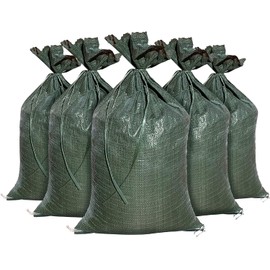 Sandbaggy - Empty Poly Sandbags W/UV Protection - Size: 14" x 26" - Color: Green - Military Grade (30 Bags)