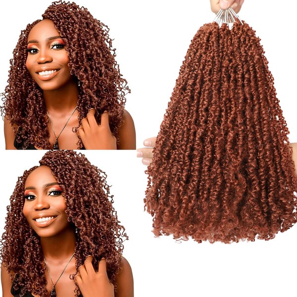 10 Packs Yanky Twist Crochet Hair 16 Inch Pre-twisted Natural