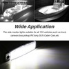 AOXLFU 10pcs White 12V 6LED Trailer Side Marker Indicator Lights