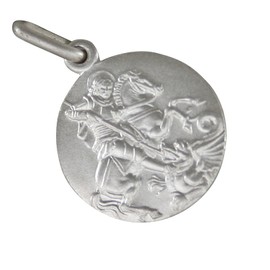 Saint George, Small Pendant 925 Silver