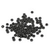 100pcs Hex Nut Nylon Nut M3 Screw Nut Thread Black