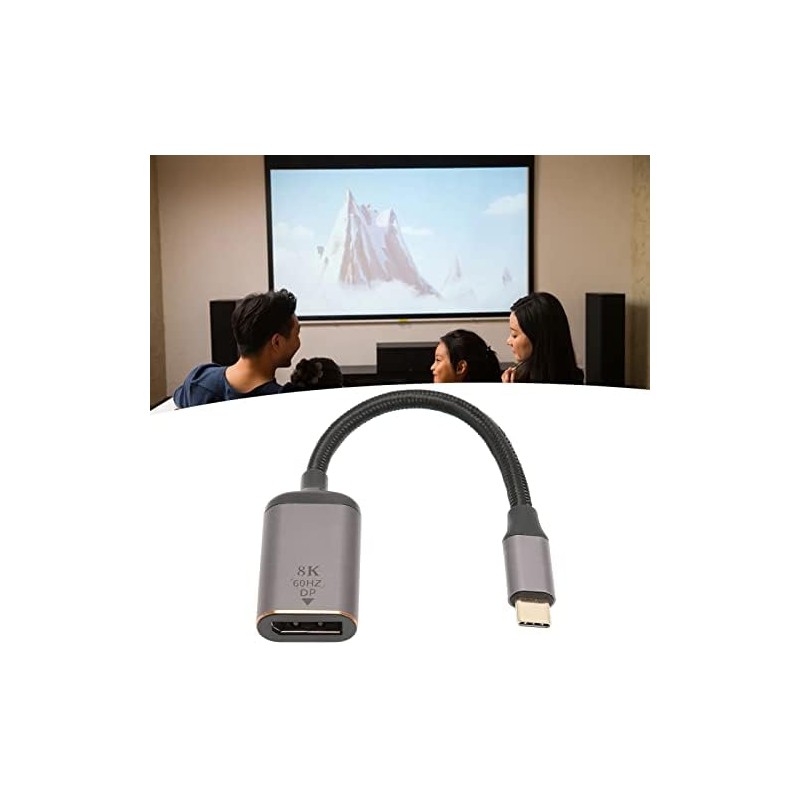 Adaptador USB-C a DisplayPort 4K a 144Hz 8K a 30Hz