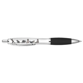 DV DESIGN 1 x Raccoon Black Pen - Wild Animals Pets Stationary School Equipment Teacher Friend Kids Girls Boys Christmas Birthday #81342