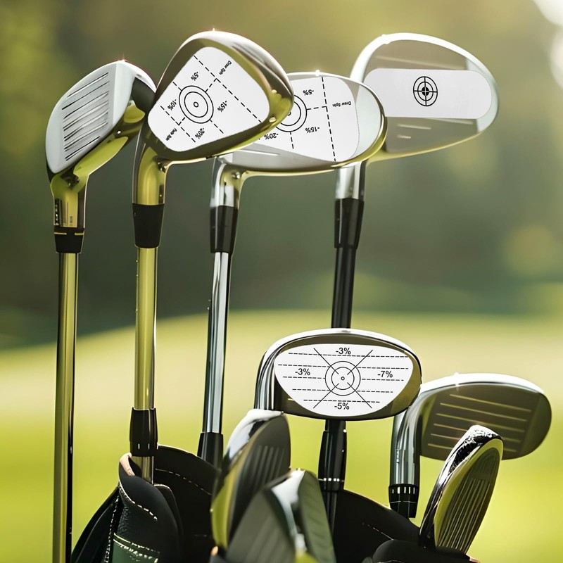 Golf Impact Tape Labels 150 PCS, Golf Impact Stickers for