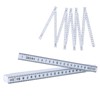Folding Ruler, 2m Length Double-Sided Metric Scale Measuring Rulers, Plastic