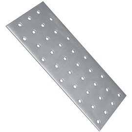 Flat Bracket Connecting Joining Plate 2mm Thick Galvanised Heavy Duty Metal Steel Sheet Premium Flat Joining Bracket Plates Pack of: 10 Size (mm): 40x120x2