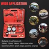 JIFETOR Cylinder Leak Down Tester Kit, Automotive Engine Compression Dual