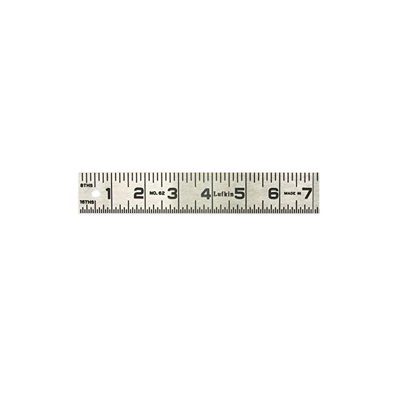 Crescent Lufkin 1-1/4" x 4' Steel Rule - 624FTN