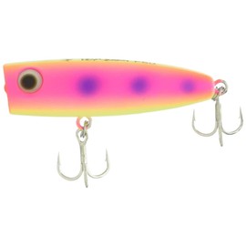 Yamashita L11P 603842 Popper Pop Queen F50 2.0 inches (50 mm), 0.2 oz (5 g), Matte Pinky Yellow