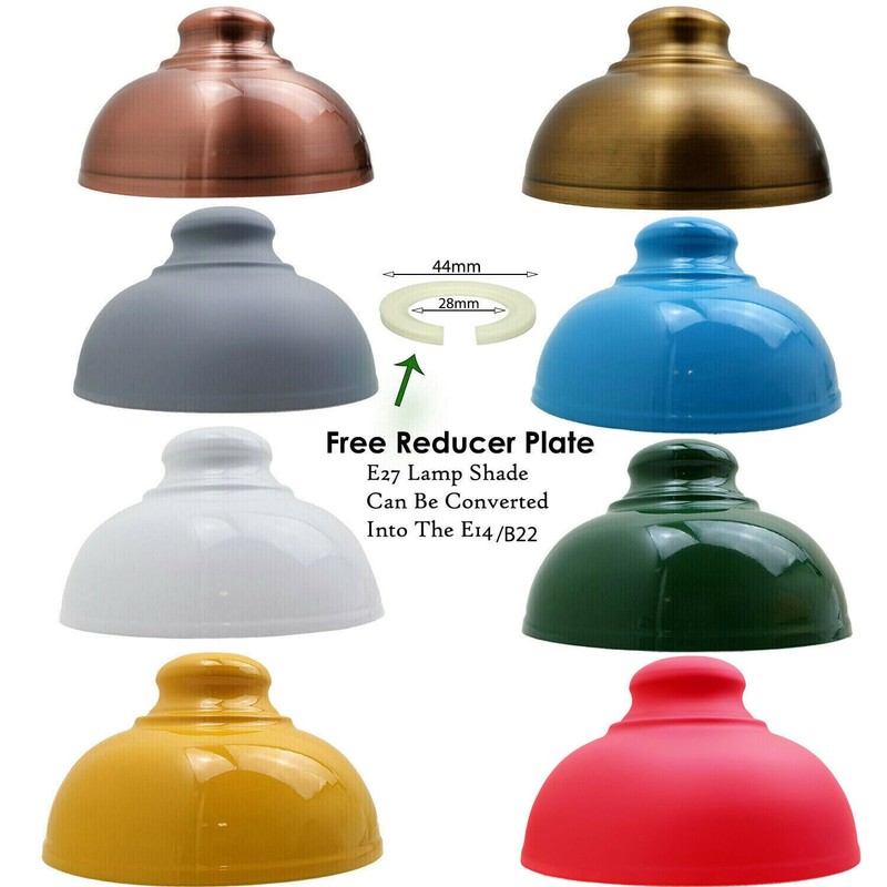 LEDSone Industrial Ceiling Pendant Light Shades, Retro Vintage Style Curvy