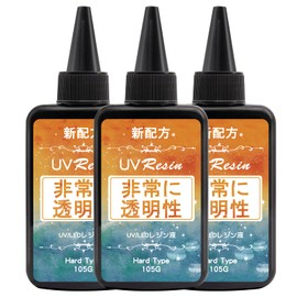 Unokki Resin Liquid, Highly Transparent, 11.6 oz (315 g) UV/LED Compatible Resin Liquid, Large Capacity, Highly Transparent UV Resin Liquid, Suitable for Jewelry, Clear UV Resin, Quick Cure, Hypoallergenic, Resin Liquid, Large Capacity