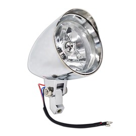 RainMan S Headlights Motorcycle Visor Chrome Head Light Lamp Replacement for Sportster XL Dyna 12V