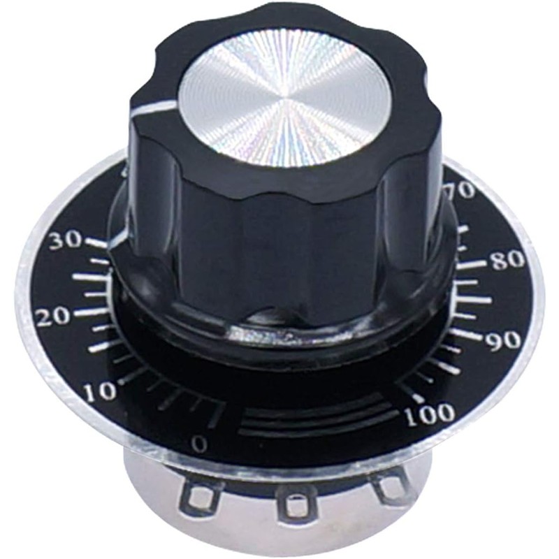Taiss 2pcs RV24YN20S 10K Potentiometer Single Turn Carbon Film Rotary