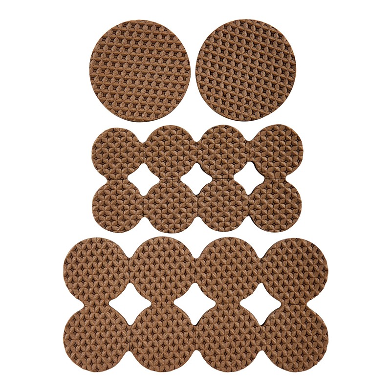 Scotch Gripping Pads, 36 Pcs, Assorted Sizes 3/4", 1" &