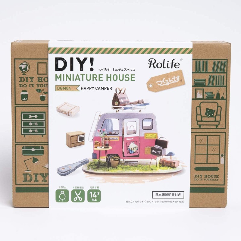 Dokurundo ® Robotime DIY Miniature House DGM Series (DGM04 Camping