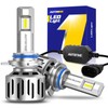AUTOONE 9012 LED Bulb, 1200% Brighter, 3 Min Quick Install,