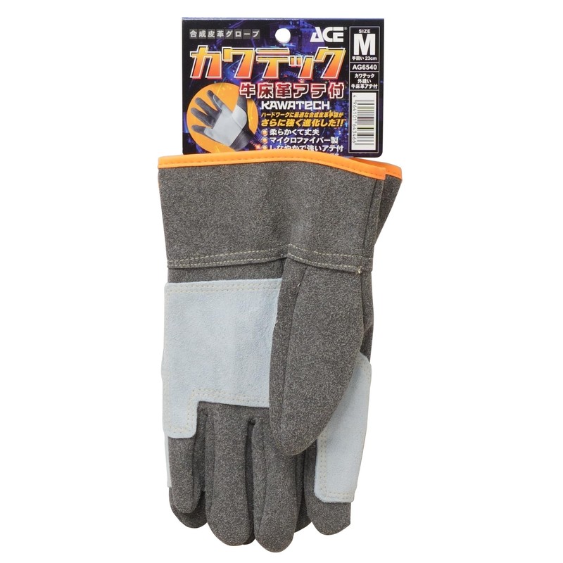 Ace Synthetic Leather Gloves Kawatec Ate M Size AG6540