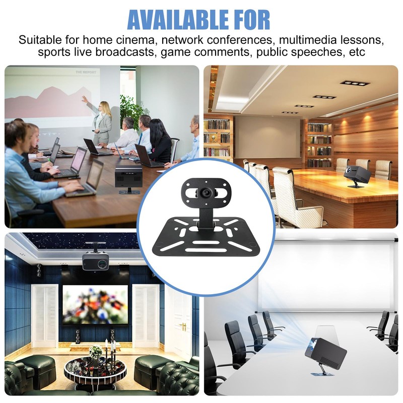GBKDQQ Projector Mount, Projector Stand, Universal Multi-Angle with 1/4 Inch