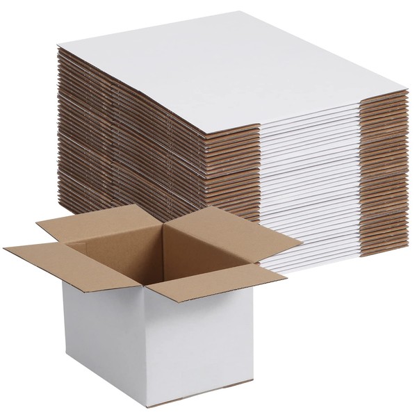 SPEPLA Shipping Boxes for Small Business, White 40 Pack 7x5x5