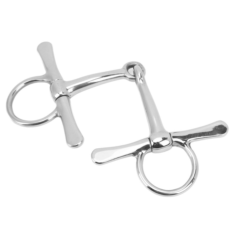 Full Cheek Horse Snaffle Stainless Steel Horse Mouth Bit Garden