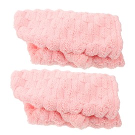 Gatuida 2pcs Coral Fleece Hair Drying Caps Quick Dry Absorbent Towel Wraps for Women Soft Non Slip Design for Spa Shower Travel Thick Comfortable Hair Turbans
