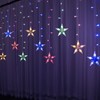 BLOOMWIN Light curtain star light chain curtain, USB 8 modes,
