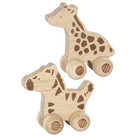 Goki 54874 Safari Nature Sliding Toy Brown