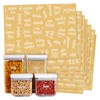 Talented Kitchen Kitchen Labels for Pantry Containers - 375-Pack, White