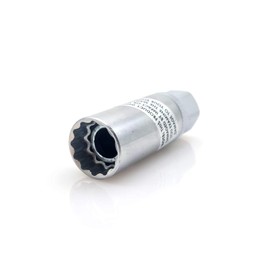 BIKE IT 18mm Magnetic Spark Plug Socket 3/8" Wrench Fitting Mechanics Essential Tool
