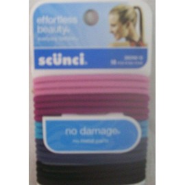 36 Pack New Scunci Hair Elastics Multi Color