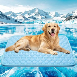 Cooling Mat for Dogs & Cats, Thick Breathable Dog Cooling Mat Q-MAX>0.45