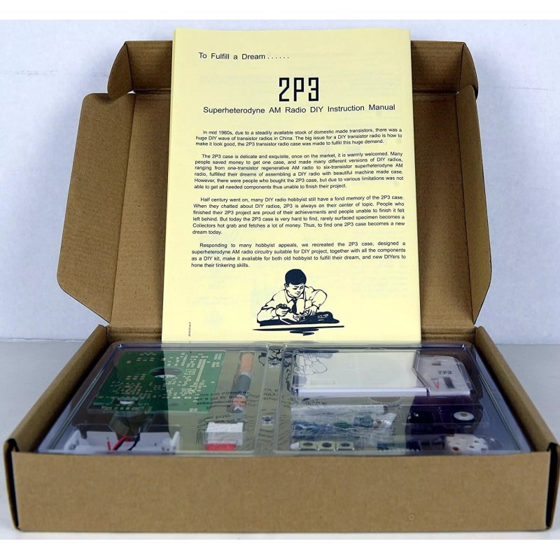 Tecsun 2P3 AM Radio Receiver Kit - DIY for Enthusiasts