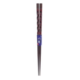 Chopsticks Hexagonal Maple Lacquer Painting 20.5cm