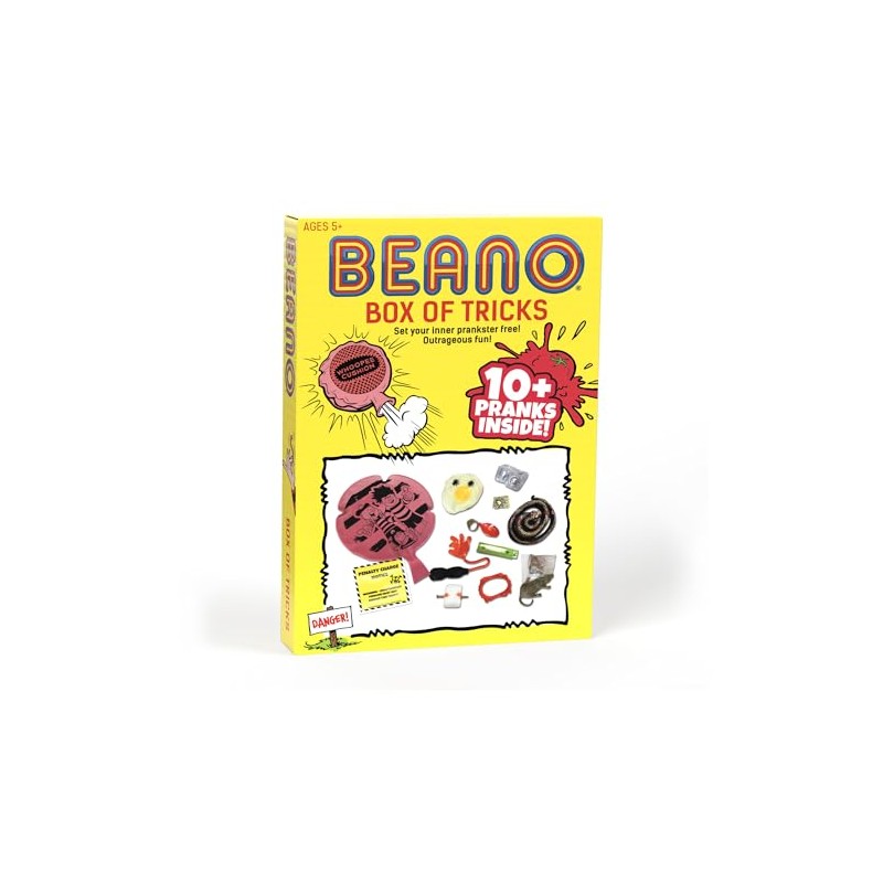 BEANO JOKE BOX OF TRICKS JOKE BOX 10+ PRANKS GIFT