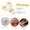 Vaguelly 3pcs Newborn Shower Towel Adorable Bath Scrubbers Bathing Balls