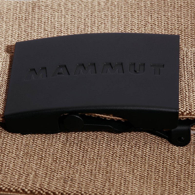 Mammut Logo Belt Unisex Adult Logo Belt, Dark Sand