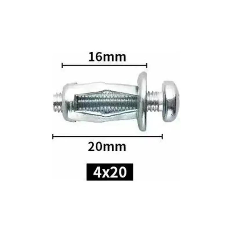generic Tornillo De 40 Piezas Con Tuerca De Chapa De