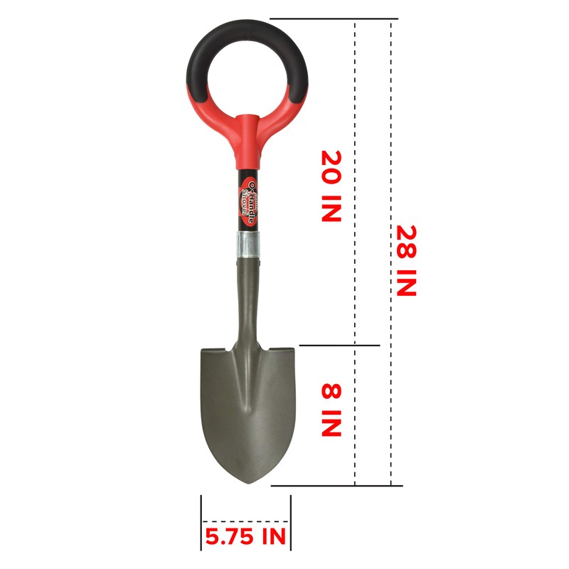 Radius Garden 27211 Mini Digger Shovel, Red