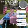 ZCYSRLQIN 24 Pcs Tablecloth Weights Pendant Teardrop Shape Table Cover