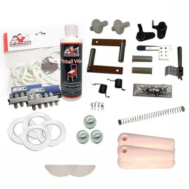 Game Room Guys White Premium Pinball Maintenance Kit Compatible with Gottlieb Masquerade Pinball Machine 1966