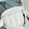 Carfond Quilted Puffer Belt Bag, Everywhere Waist Fanny Packs, Lightweight
