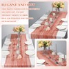 Cheesecloth Table Runner, Boho Rustic Gauze 120 inch 10FT Cheese