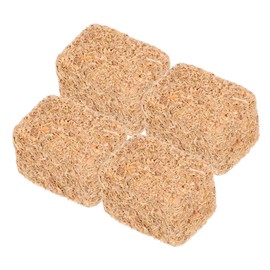 SEWACC 4pcs Miniature Stackable Haystack Decor, Mini Realistic Hay Bales, 1.18 x 0.78 x 0.78 Inch, for Farm Models, Dollhouse, DIY Crafts, Tabletop Centerpieces