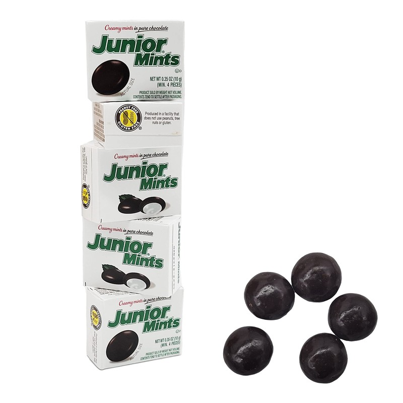 Fruidles Creamy Junior Mint Candies Covered In Pure Chocolate, Peanut-Free,