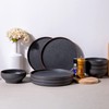 LERATIO Dinner Plates,Ceramic Dinner Plates Set of 6,10.75 inch Large