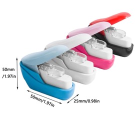 Mini Stapler Cute Book Staple Free Manual Stapler for Office Home Kids